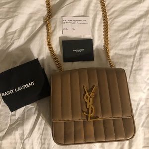 Vicky Medium YSL monogram chain crossbody bag
